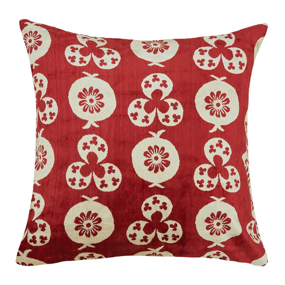 Silk and Velvet Pillow Cover