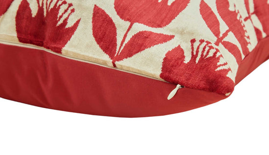 Silk and Velvet Pillow Cover