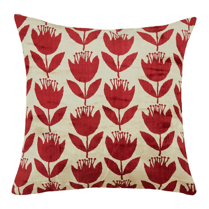 Silk and Velvet Pillow Cover