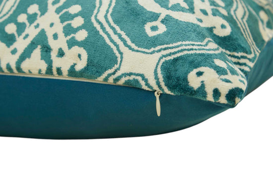 Silk and Velvet Pillow Cover