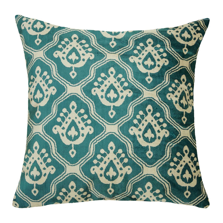 Silk and Velvet Pillow Cover