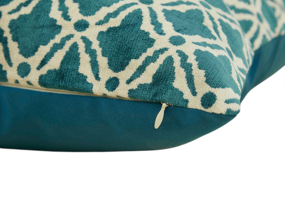 Silk and Velvet Pillow Cover