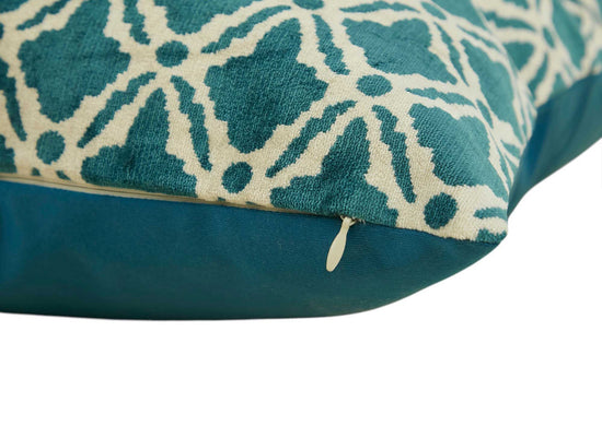 Silk and Velvet Pillow Cover