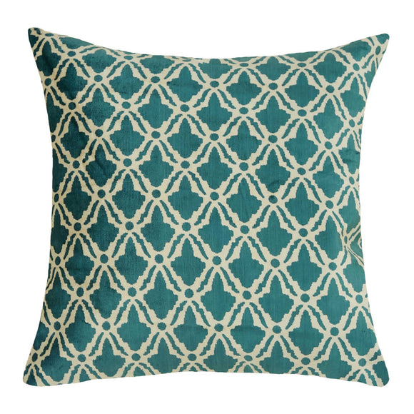 Silk and Velvet Pillow Cover