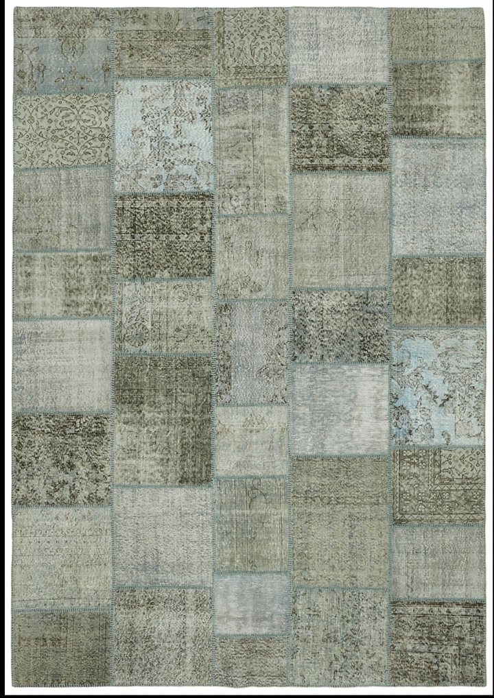 Blue Patchwork Rug - Rest Payment