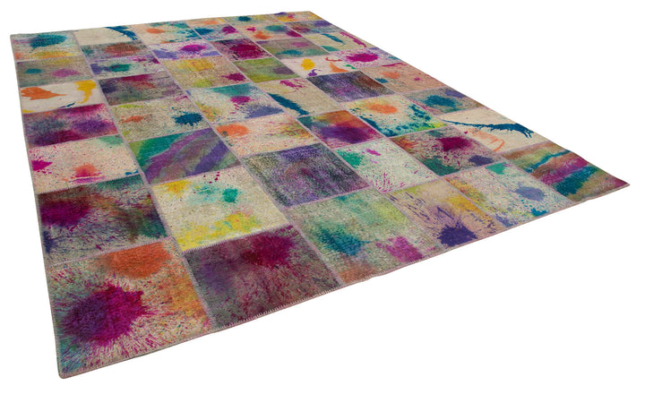 10x13 Multicolor Patchwork Rug - 10462