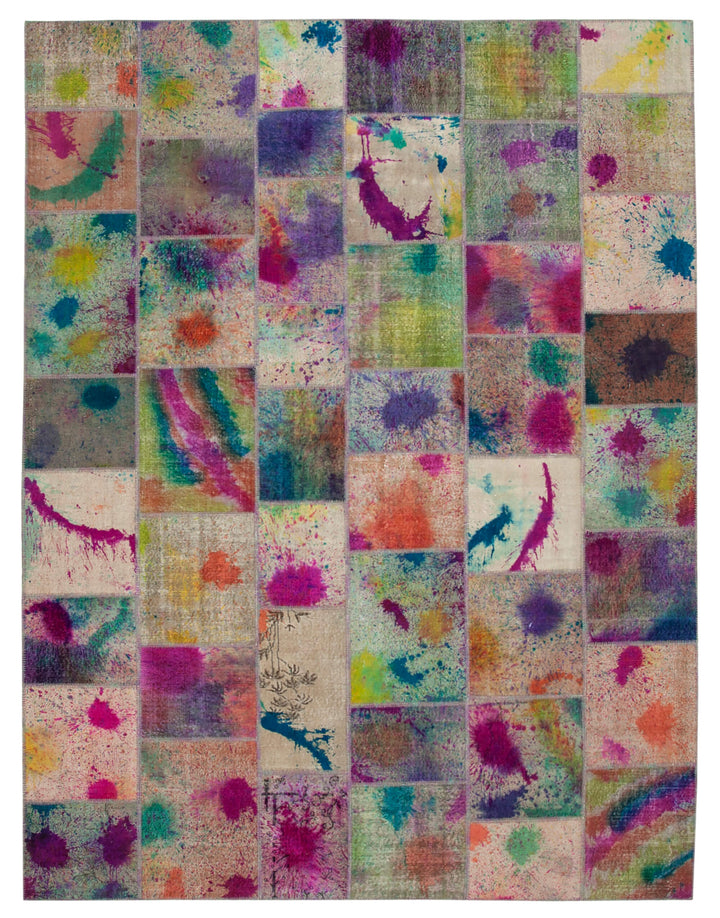10x13 Multicolor Patchwork Rug - 10499