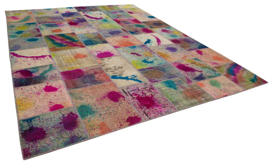10x13 Multicolor Patchwork Rug - 10499