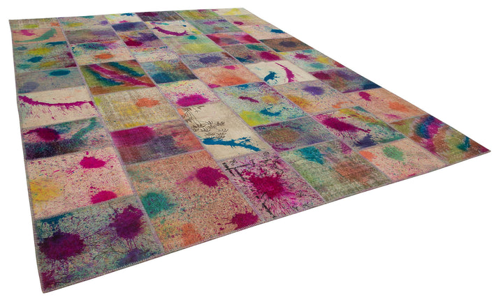 10x13 Multicolor Patchwork Rug - 10499
