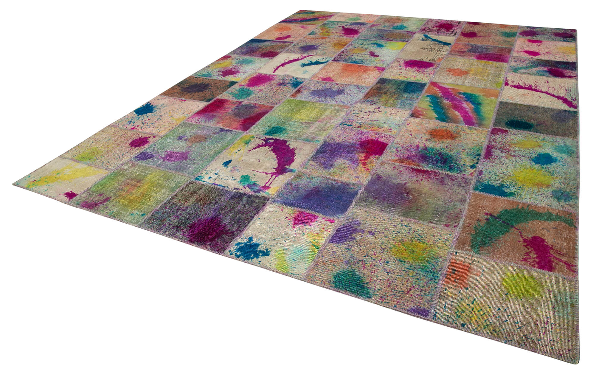 10x13 Multicolor Patchwork Rug - 10499
