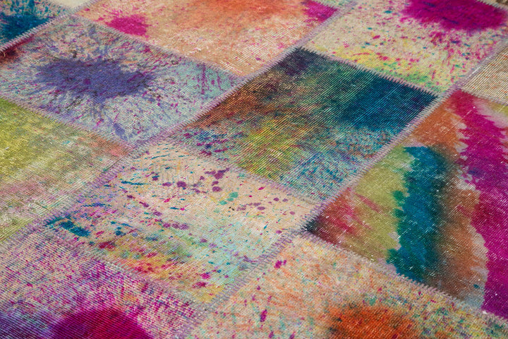 10x13 Multicolor Patchwork Rug - 10499