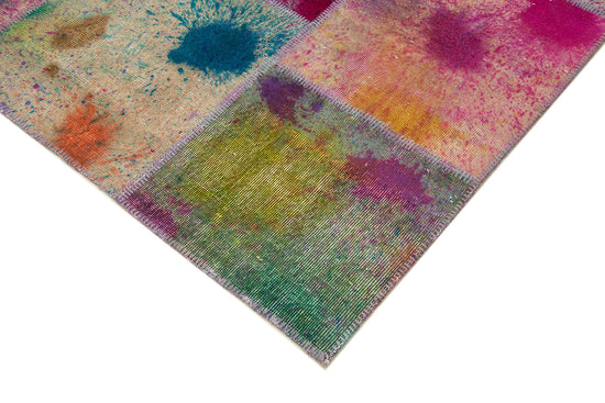 8x11 Multicolor Patchwork Rug- 12376