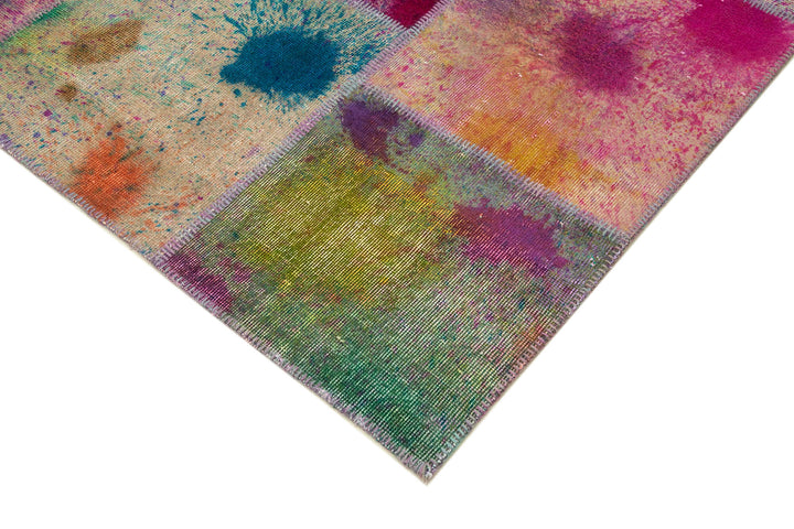 8x11 Multicolor Patchwork Rug- 12376