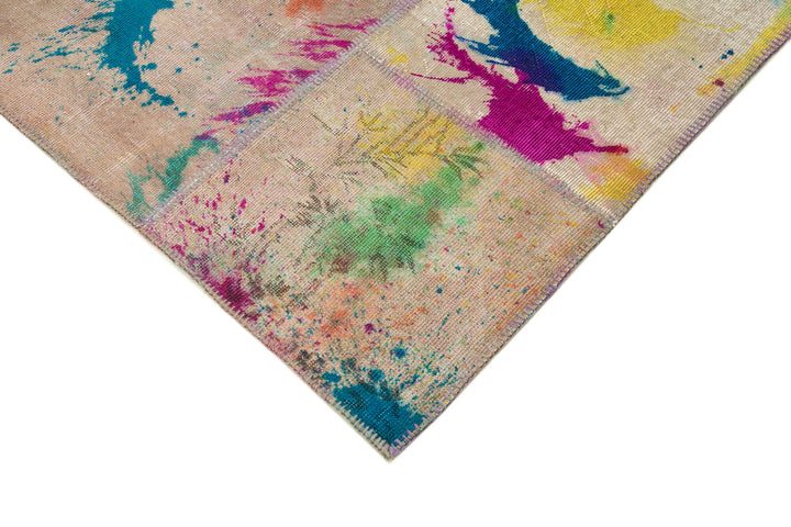 8x12 Multicolor Patchwork Rug- 12386
