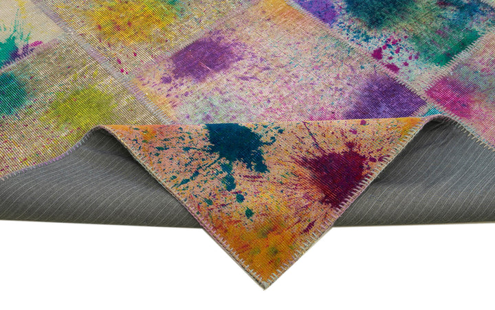 8x12 Multicolor Patchwork Rug- 12386