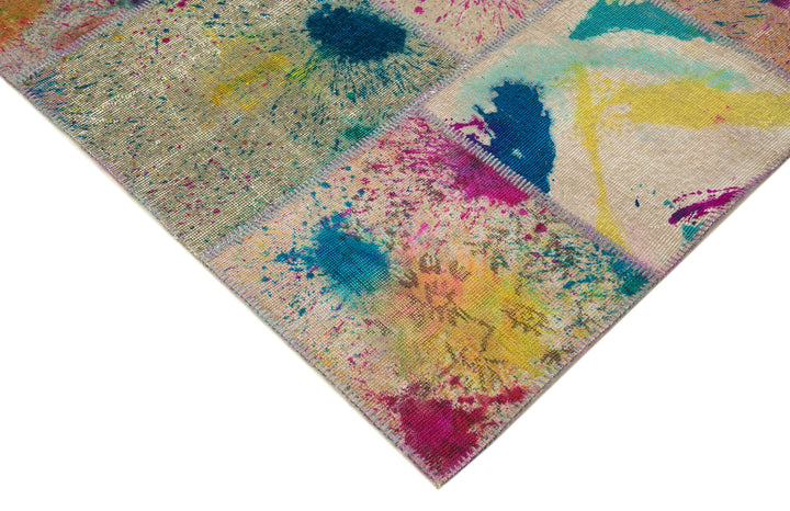 8x12 Multicolor Patchwork Rug- 12398