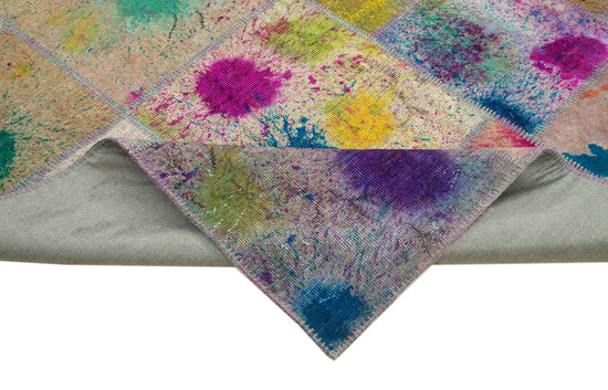 8x12 Multicolor Patchwork Rug- 12398