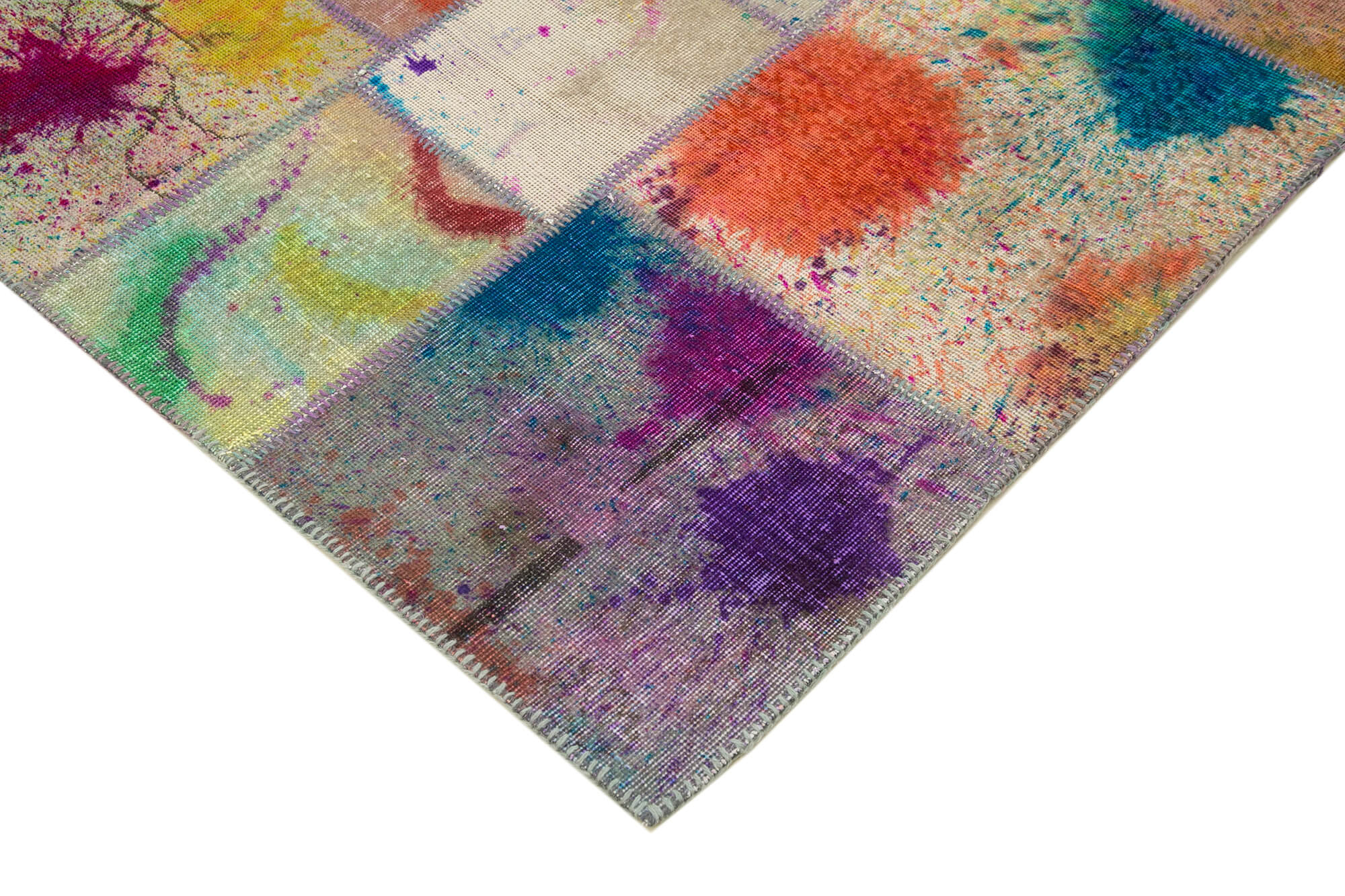 8x10 Multicolor Patchwork Rug - 12501