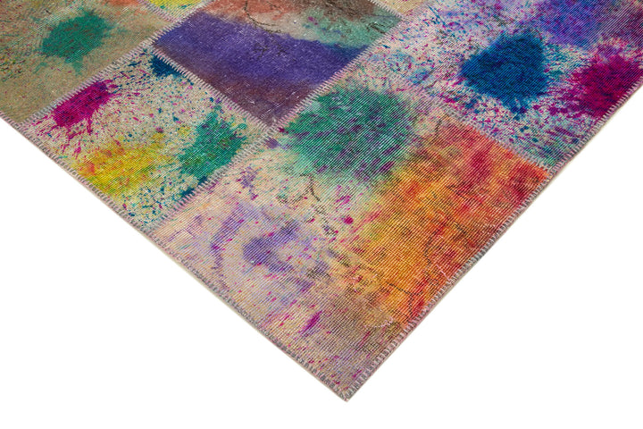 8x10 Multicolor Patchwork Rug - 12504