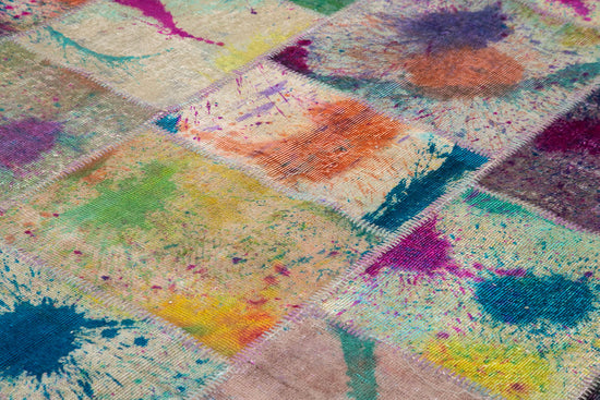 8x10 Multicolor Patchwork Rug - 12507