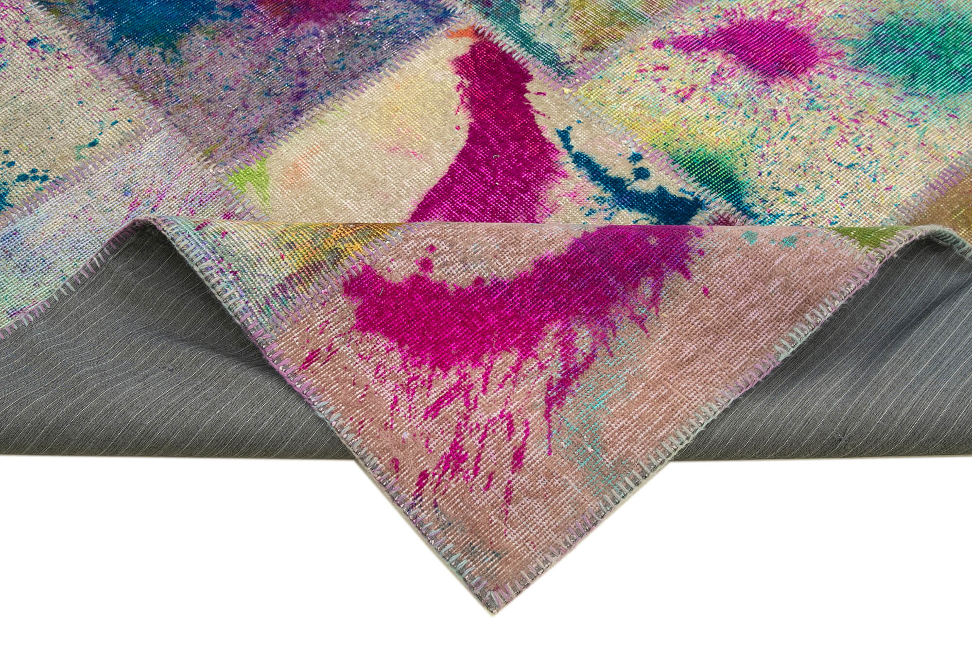 8x10 Multicolor Patchwork Rug - 12507