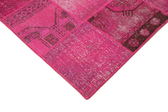 8x10 Pink Patchwork Rug - 12544