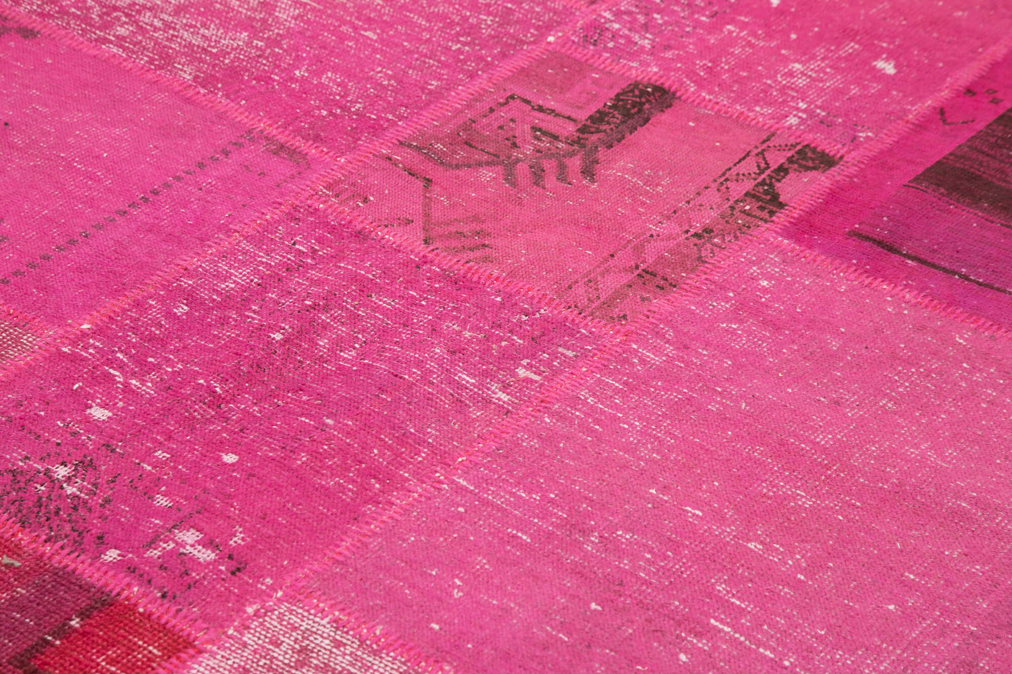 8x10 Pink Patchwork Rug - 12544