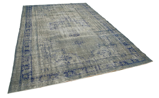 7x11 Blue Overdyed Rug - 16627
