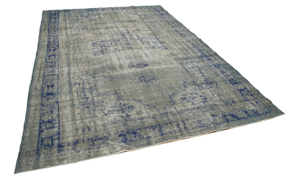 7x11 Blue Overdyed Rug - 16627
