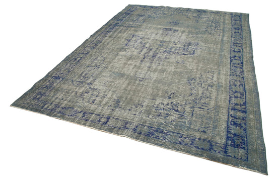 7x11 Blue Overdyed Rug - 16627