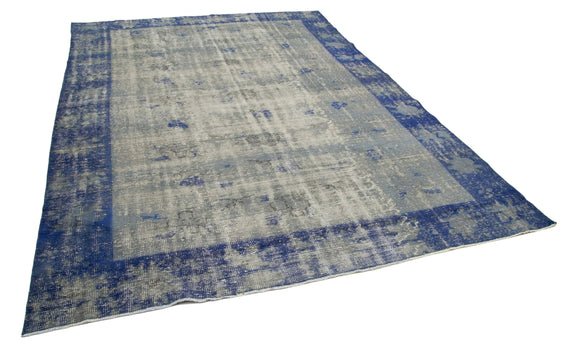 8x11 Blue Overdyed Rug - 16896