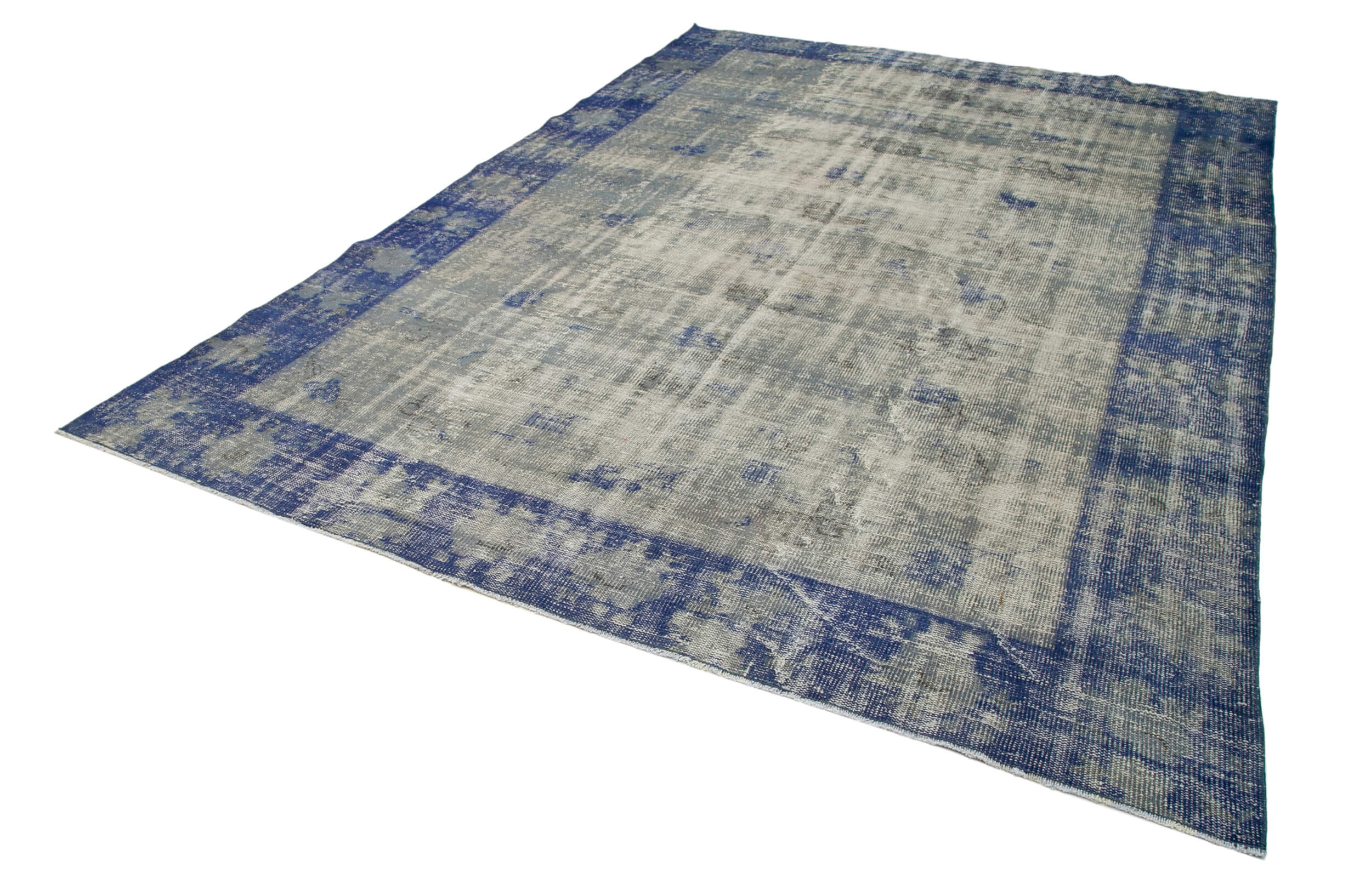 8x11 Blue Overdyed Rug - 16896