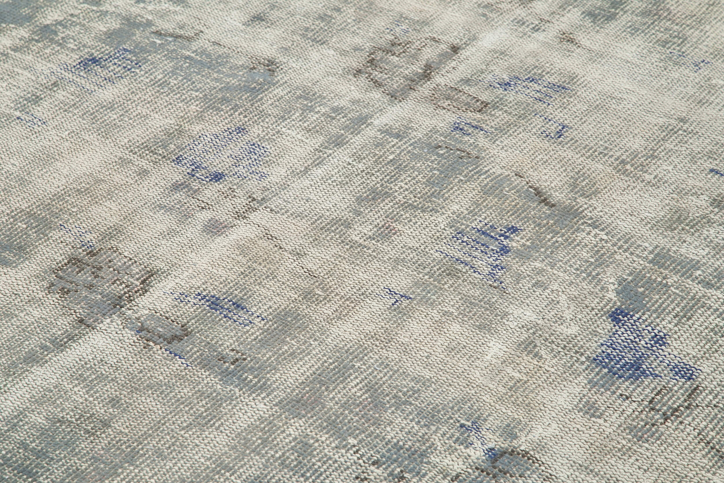 8x11 Blue Overdyed Rug - 16896