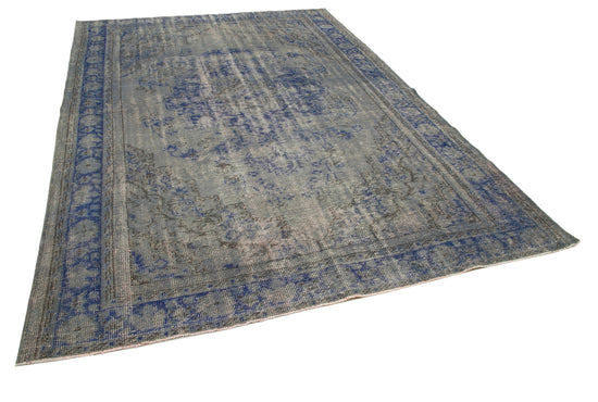 7x10 Grey Overdyed Rug - 16923