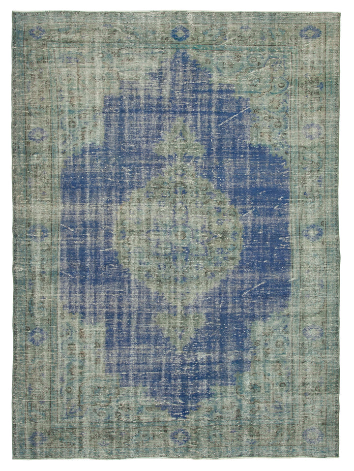7x10 Blue Overdyed Rug - 16961