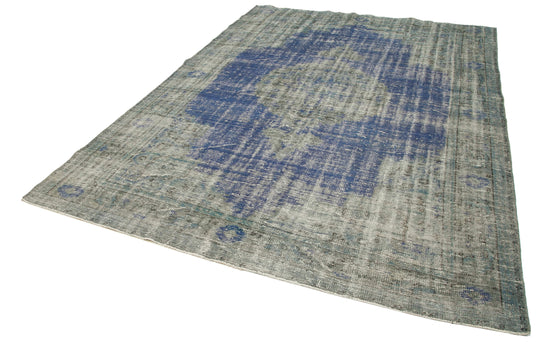 7x10 Blue Overdyed Rug - 16961