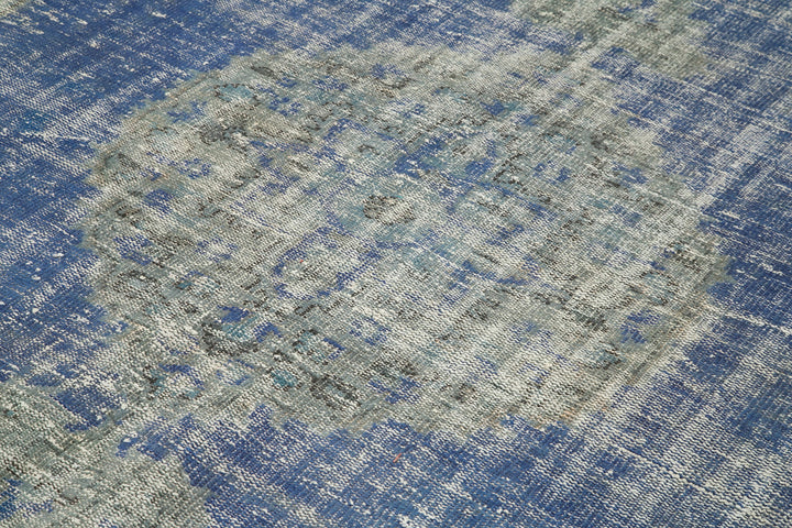 7x10 Blue Overdyed Rug - 16961