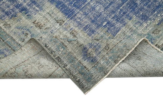 7x10 Blue Overdyed Rug - 16961