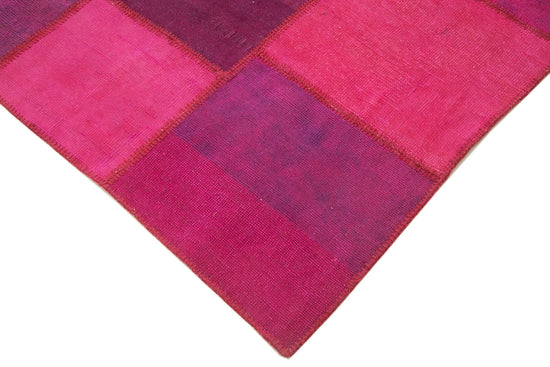 8x11 Pink Patchwork Rug- 18226