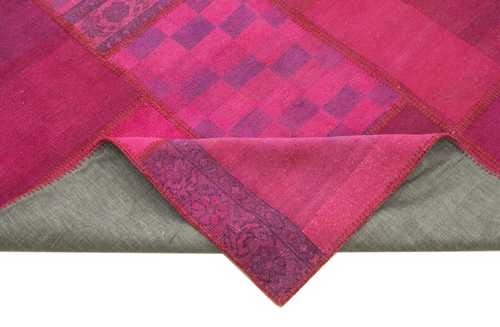 8x11 Pink Patchwork Rug- 18226