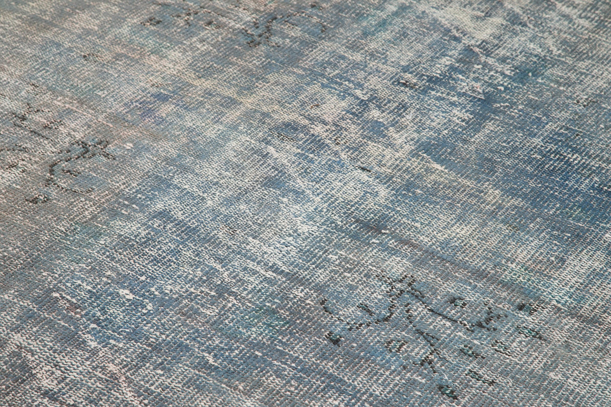 7x10 Blue Overdyed Rug - 19004