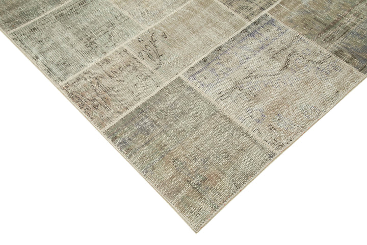 8x11 Grey Patchwork Rug- 20014