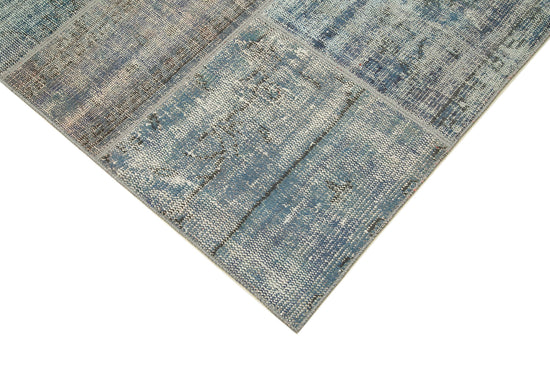 8x12 Blue Patchwork Rug- 20023