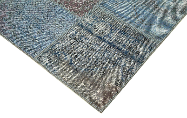 8x12 Blue Patchwork Rug- 20057