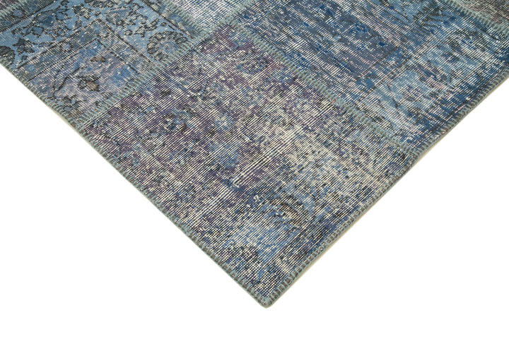 8x12 Blue Patchwork Rug- 20061