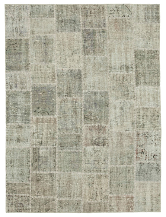 6x8 Grey Patchwork Rug - 20200
