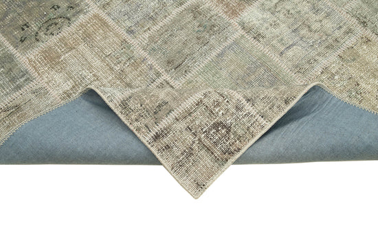 6x8 Grey Patchwork Rug - 20200