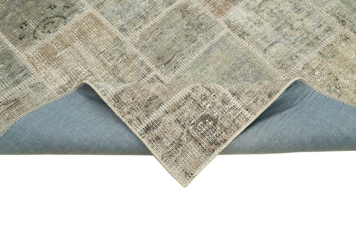 6x8 Grey Patchwork Rug - 20200