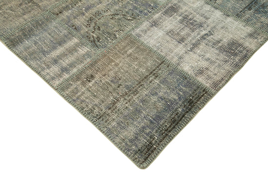 6x8 Grey Patchwork Rug - 20241