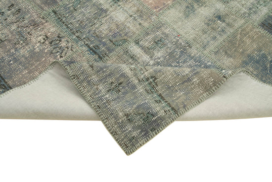 6x8 Grey Patchwork Rug - 20241